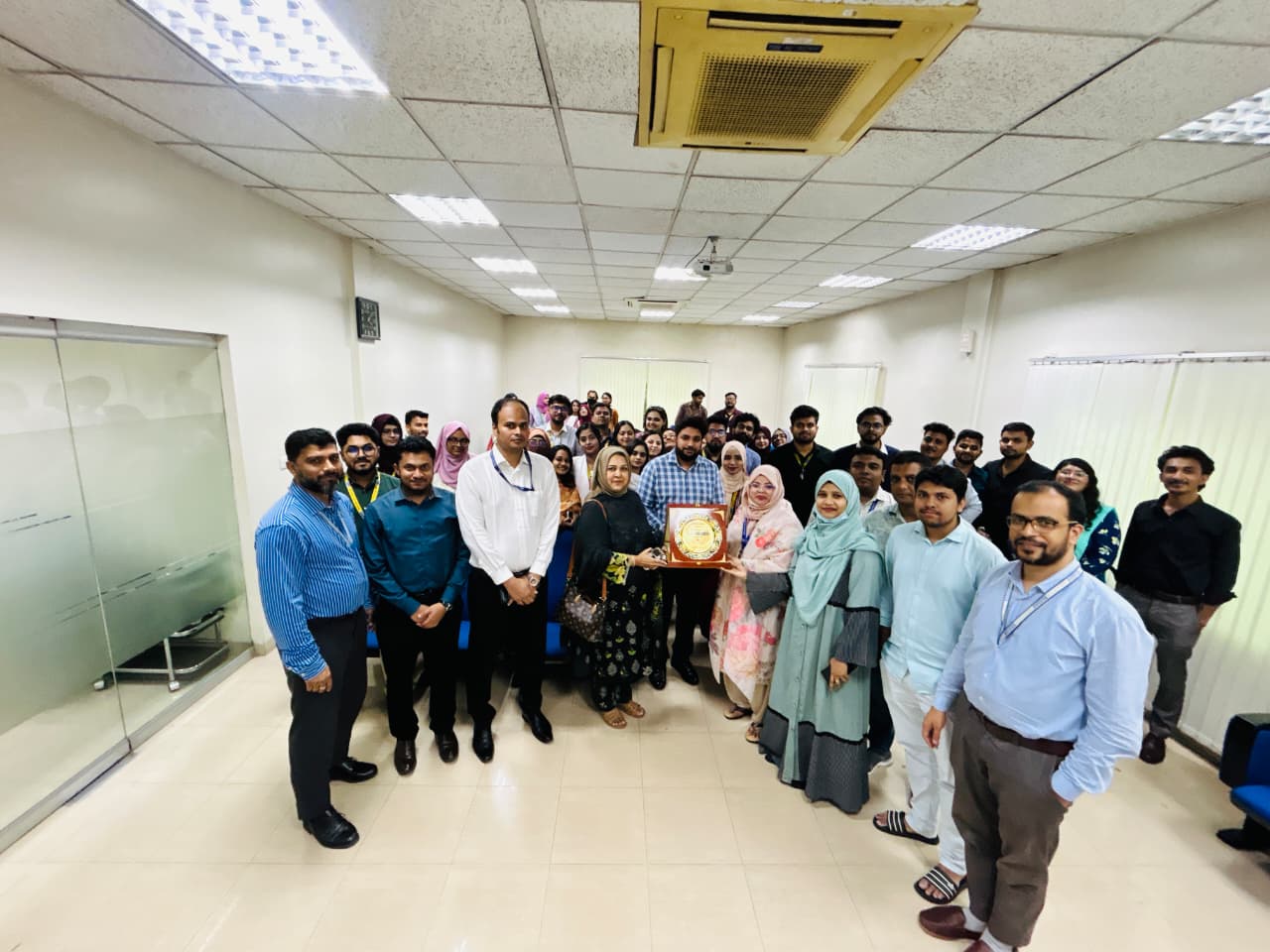 Group photo during the industrial visit