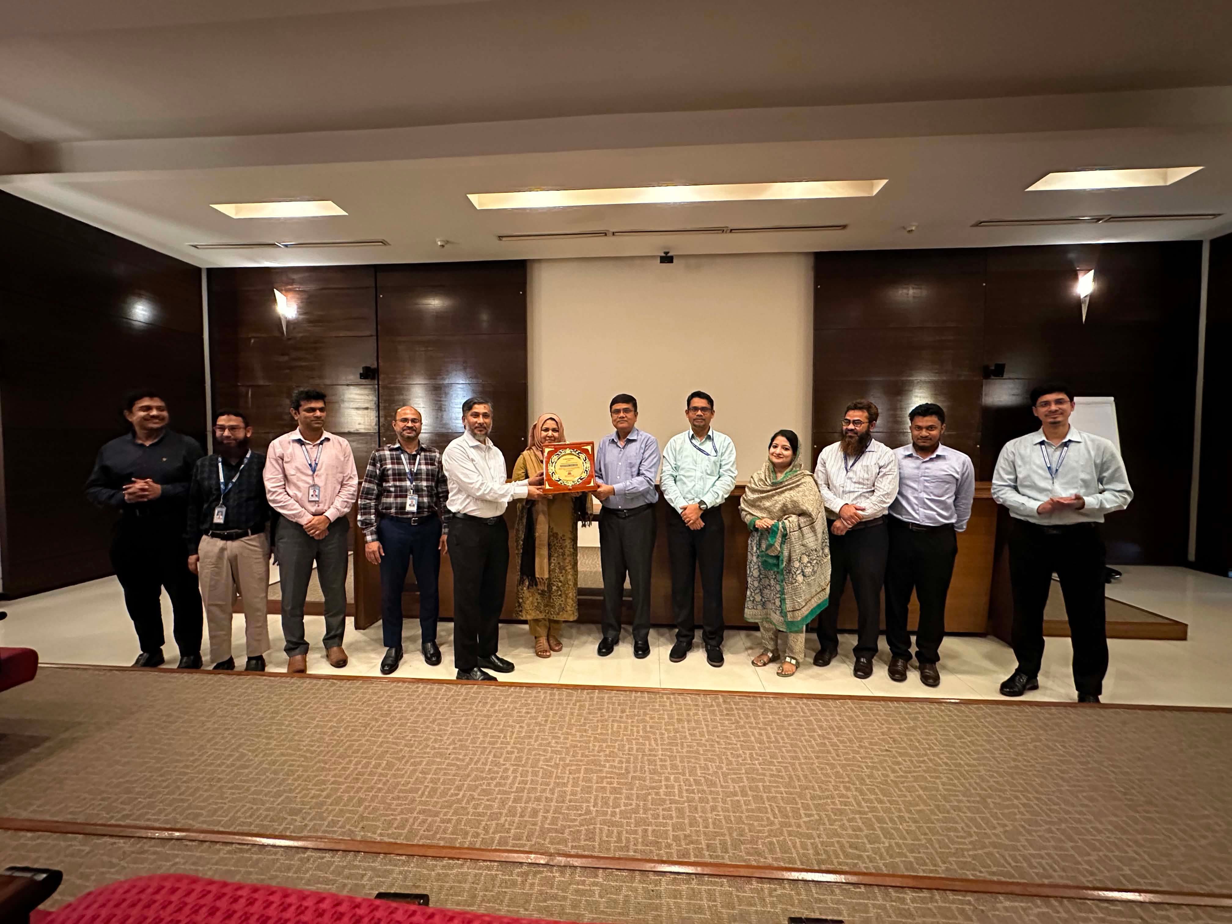 Group photo during the industrial visit